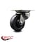 Service Caster 4'' General Duty Dolly Hard Rubber Wheel Swivel Top Plate Caster SCC-10S414-HRS-GRY - alternate 4